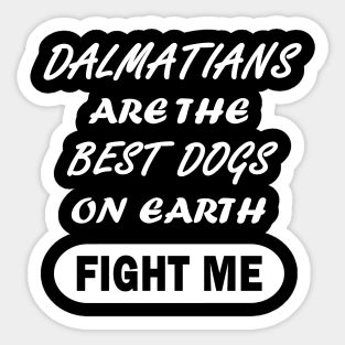 Dalmatian Women's Puppy Sticker